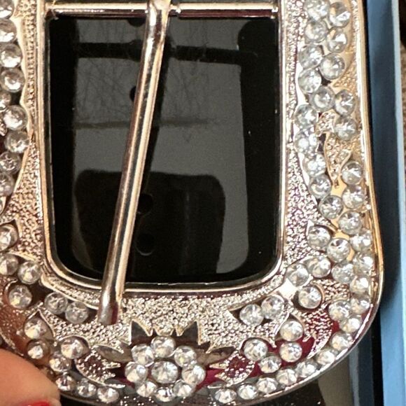 Nocona Women’s Silver Ornate Belt Buckle New - Picture 2 of 5